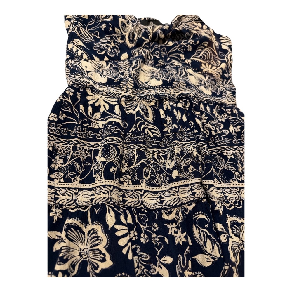 Angie summer flowy midi mini sun dress y2k botanical floral spaghetti small - Picture 9 of 9